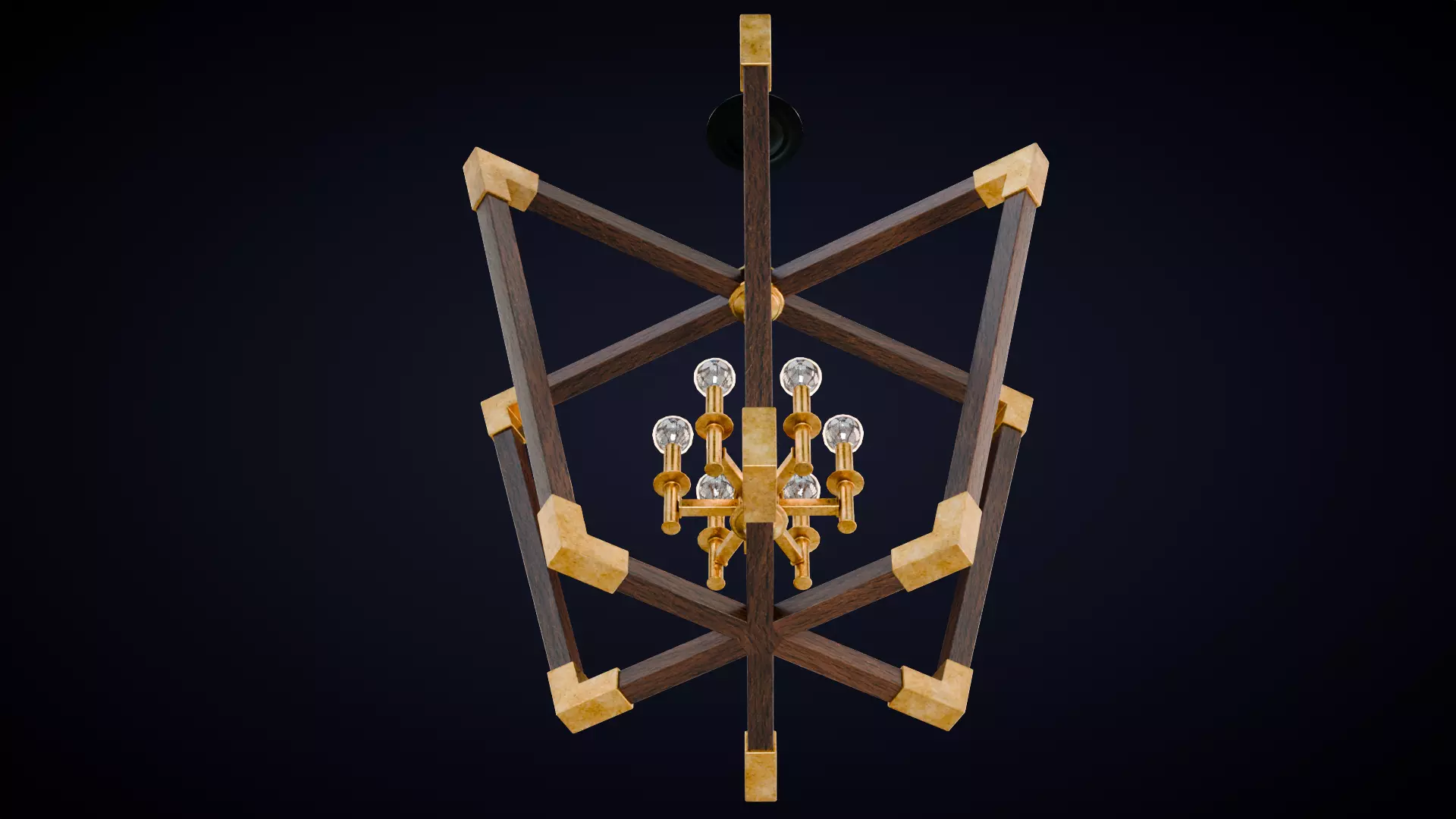 Bastian Large Lantern Low-poly 3D model_6