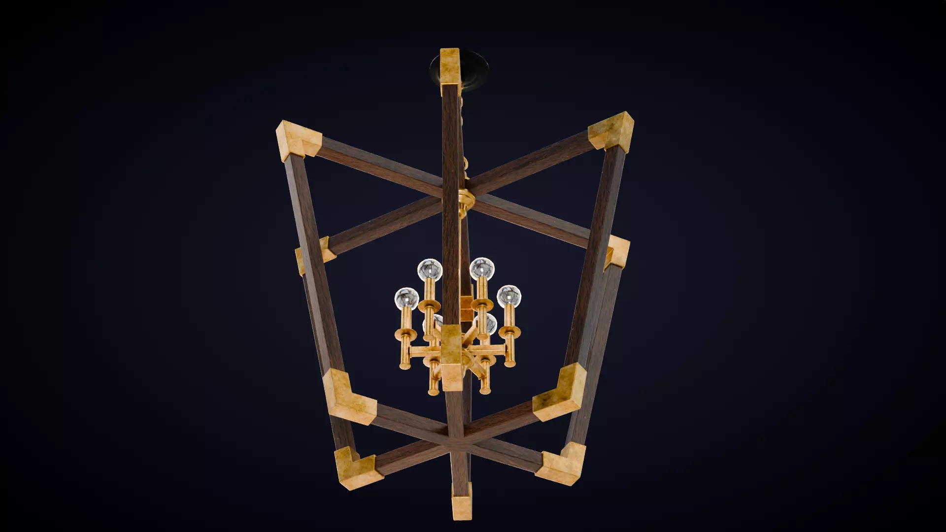 Bastian Large Lantern Low-poly 3D model_1