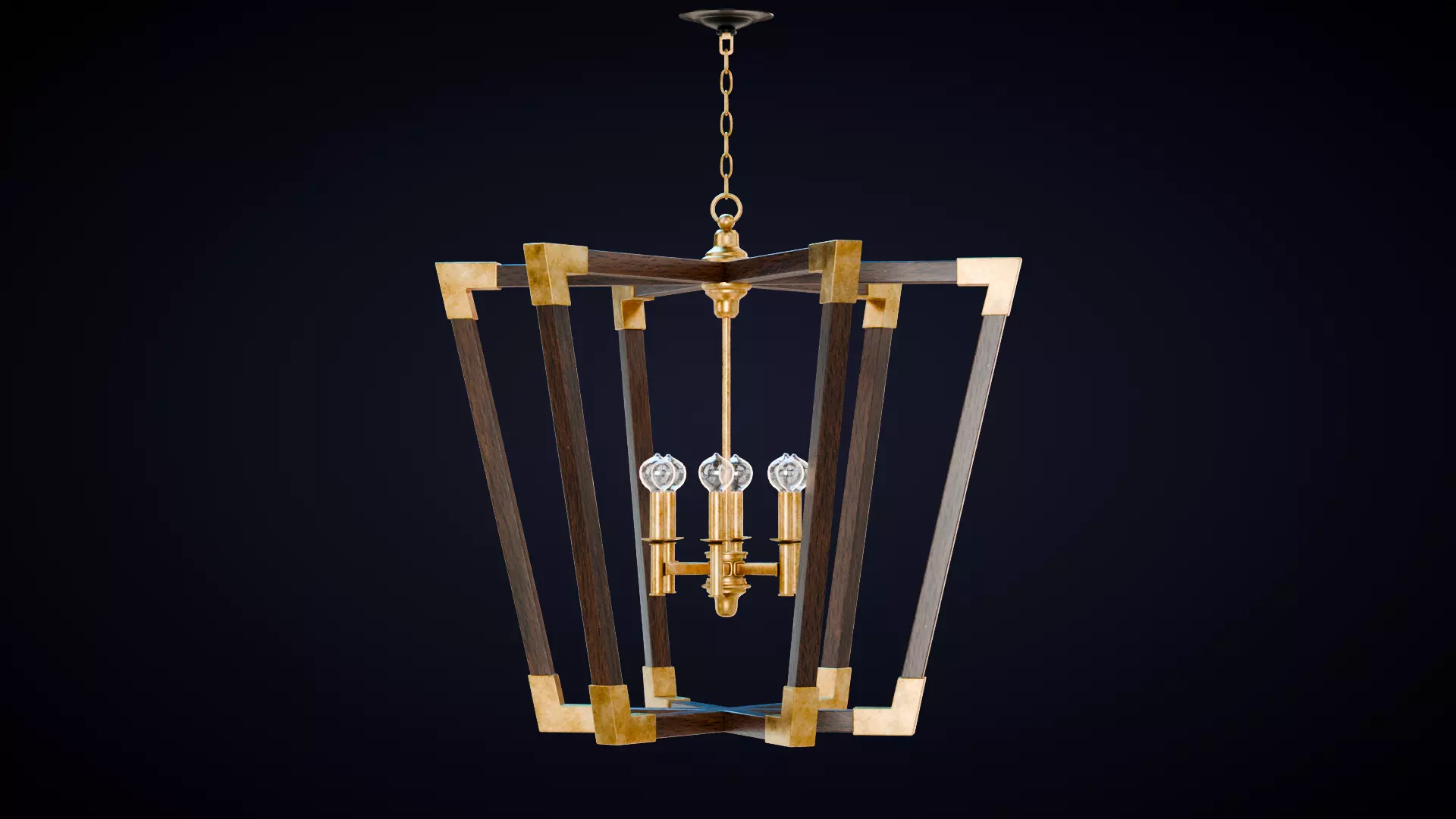 Bastian Large Lantern Low-poly 3D model_0