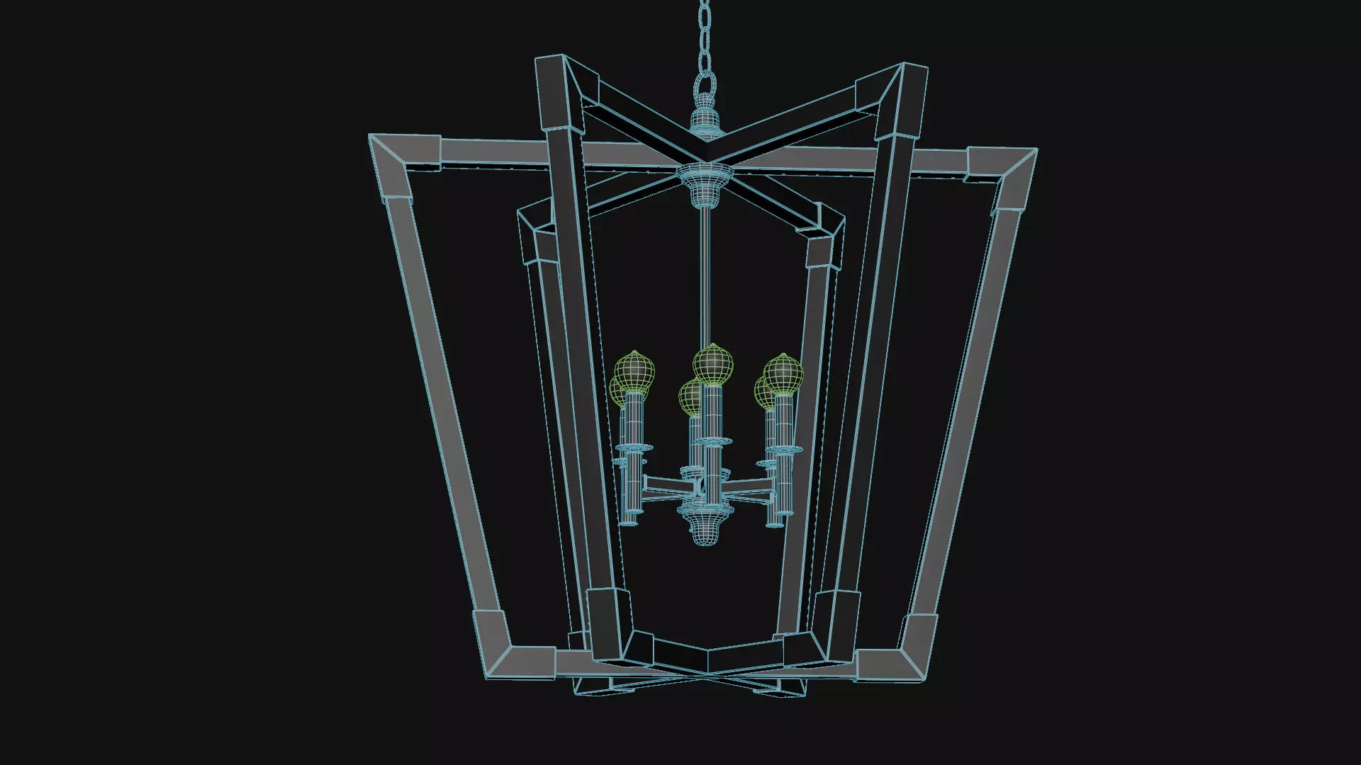 Bastian Large Lantern Low-poly 3D model_18