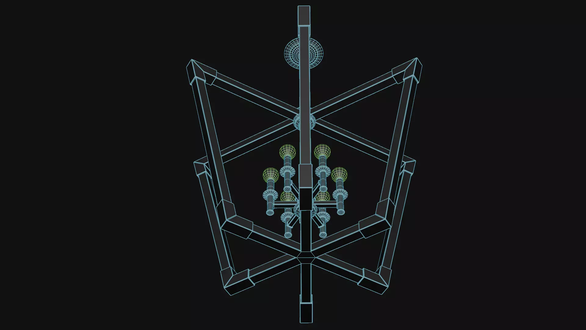 Bastian Large Lantern Low-poly 3D model_16