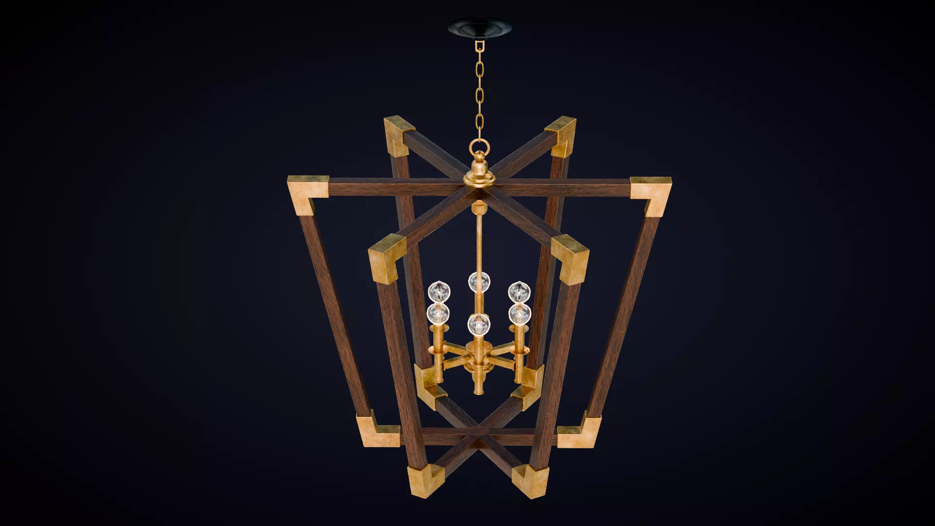 Bastian Large Lantern Low-poly 3D model_4