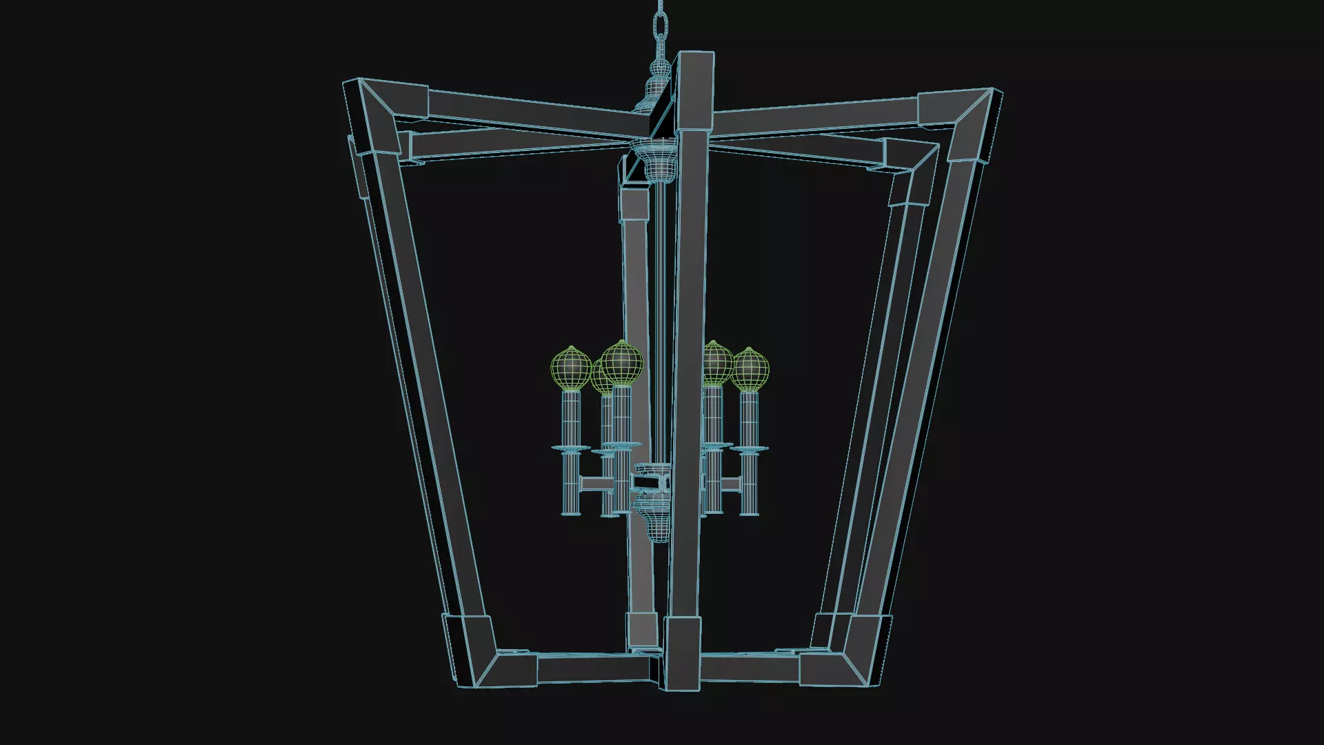 Bastian Large Lantern Low-poly 3D model_12