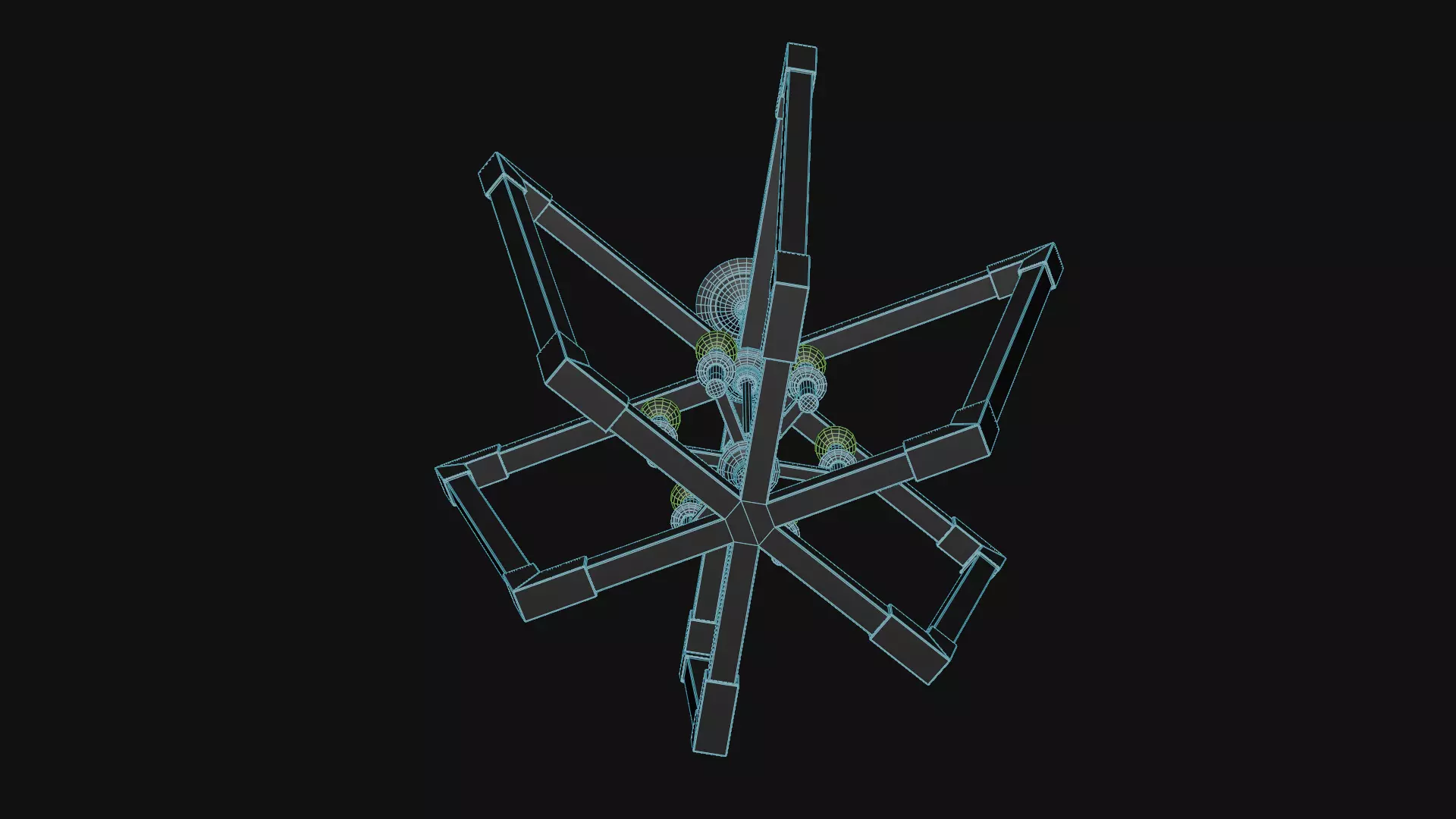 Bastian Large Lantern Low-poly 3D model_19