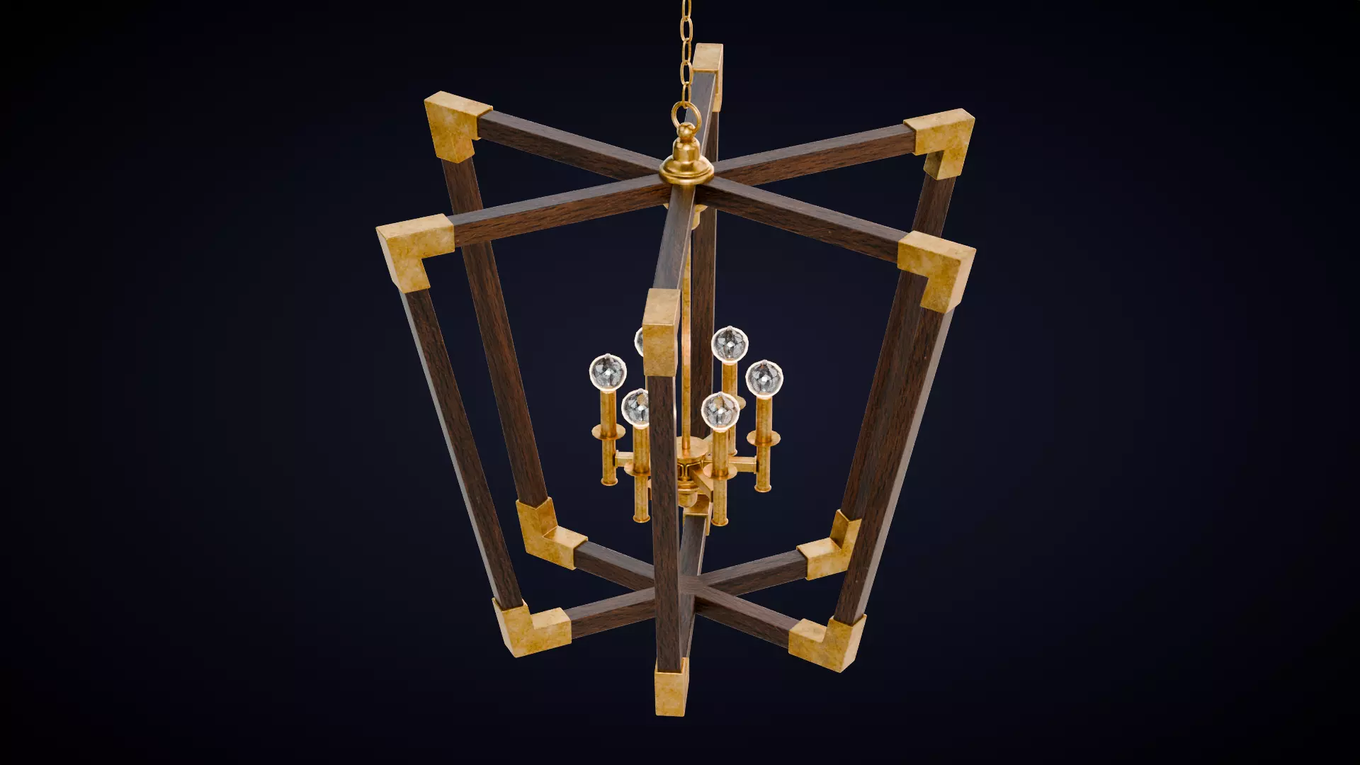 Bastian Large Lantern Low-poly 3D model_7