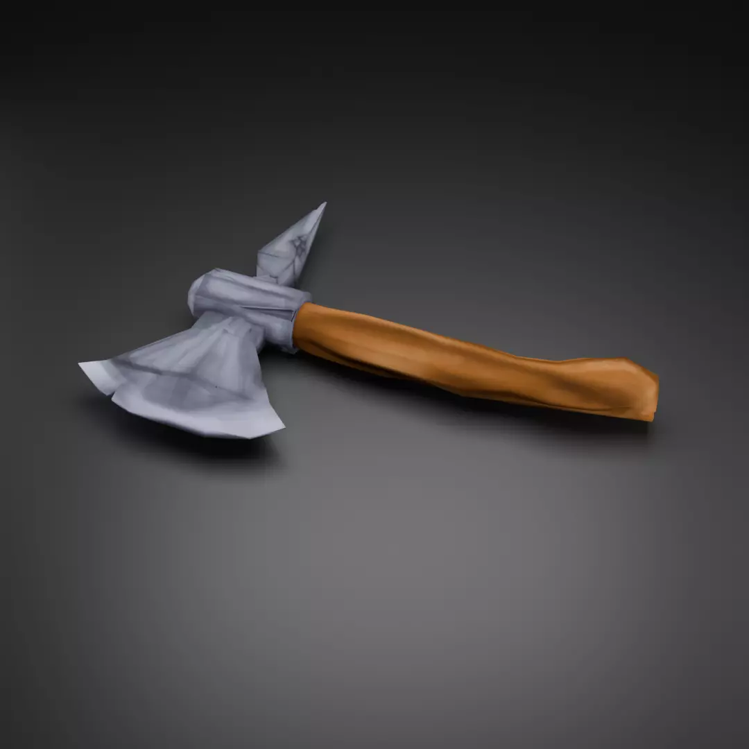 Stylized Axe 3D Model - NVIT STUDIO 3D model_0