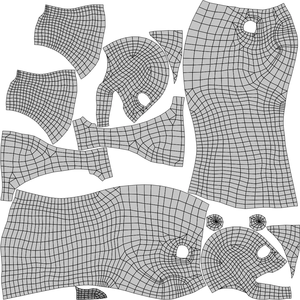 Rake monster rigged Low-poly 3D model_8