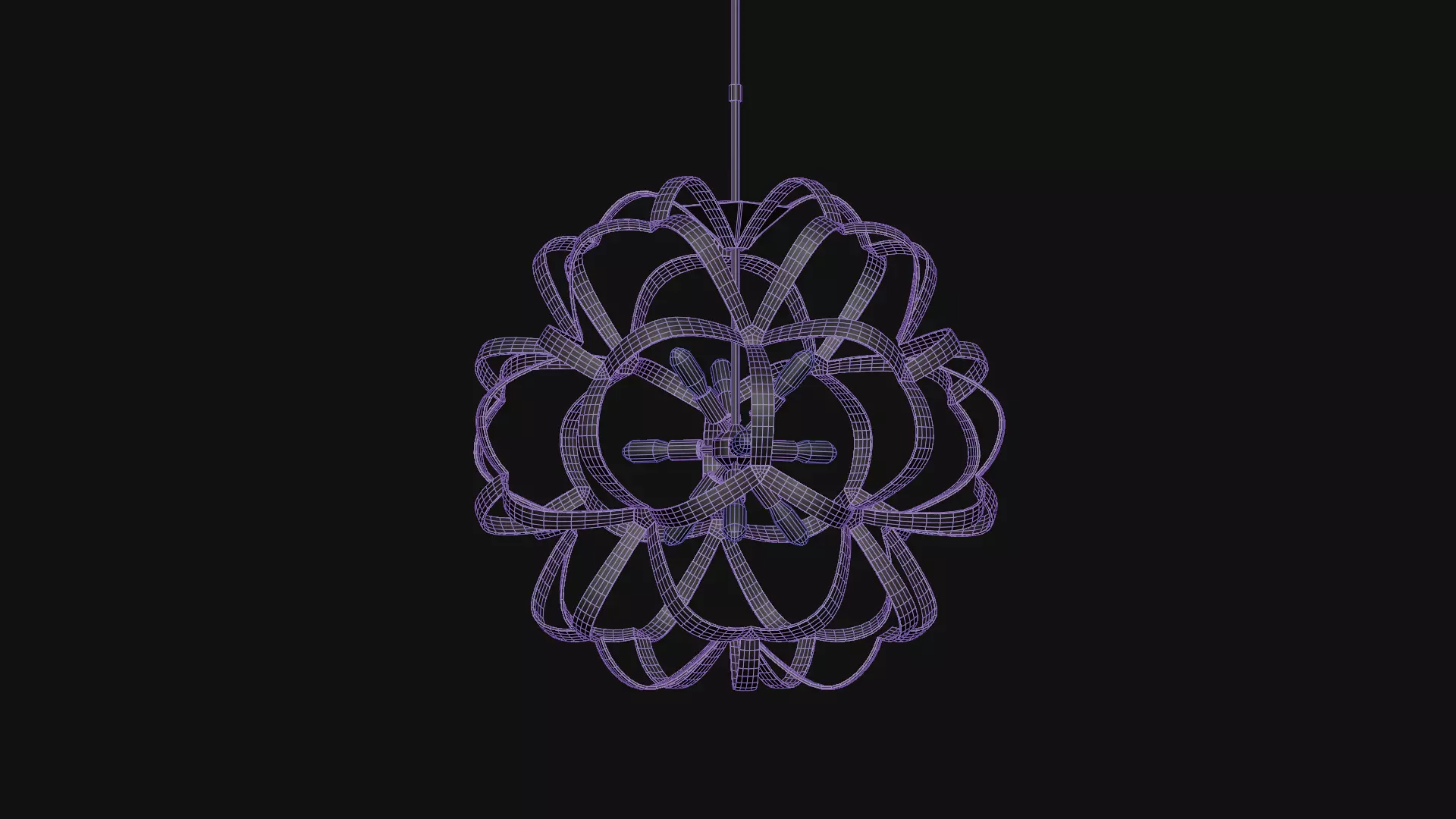 Sappho Orb Chandelier 3D model_12