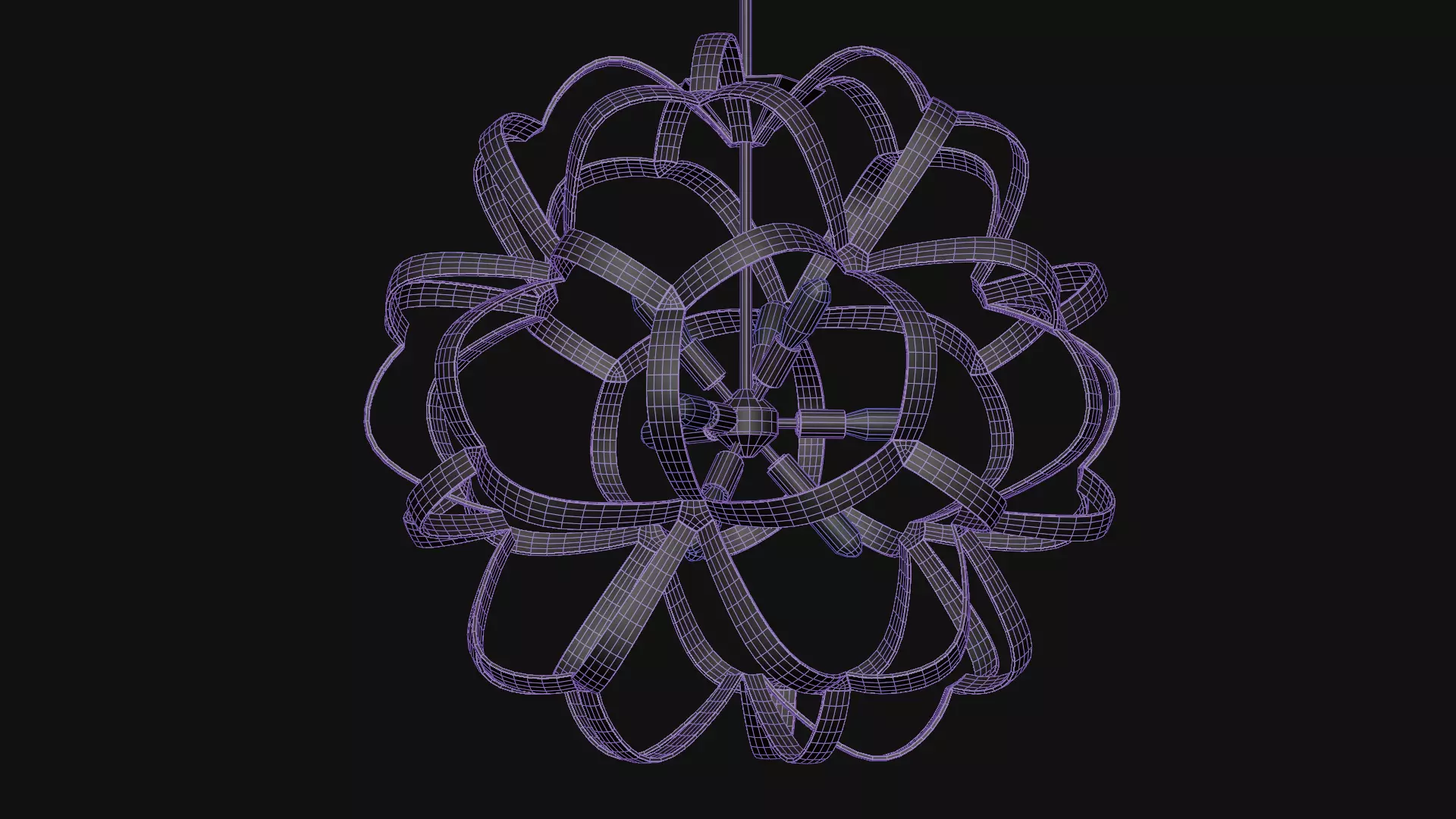 Sappho Orb Chandelier 3D model_15