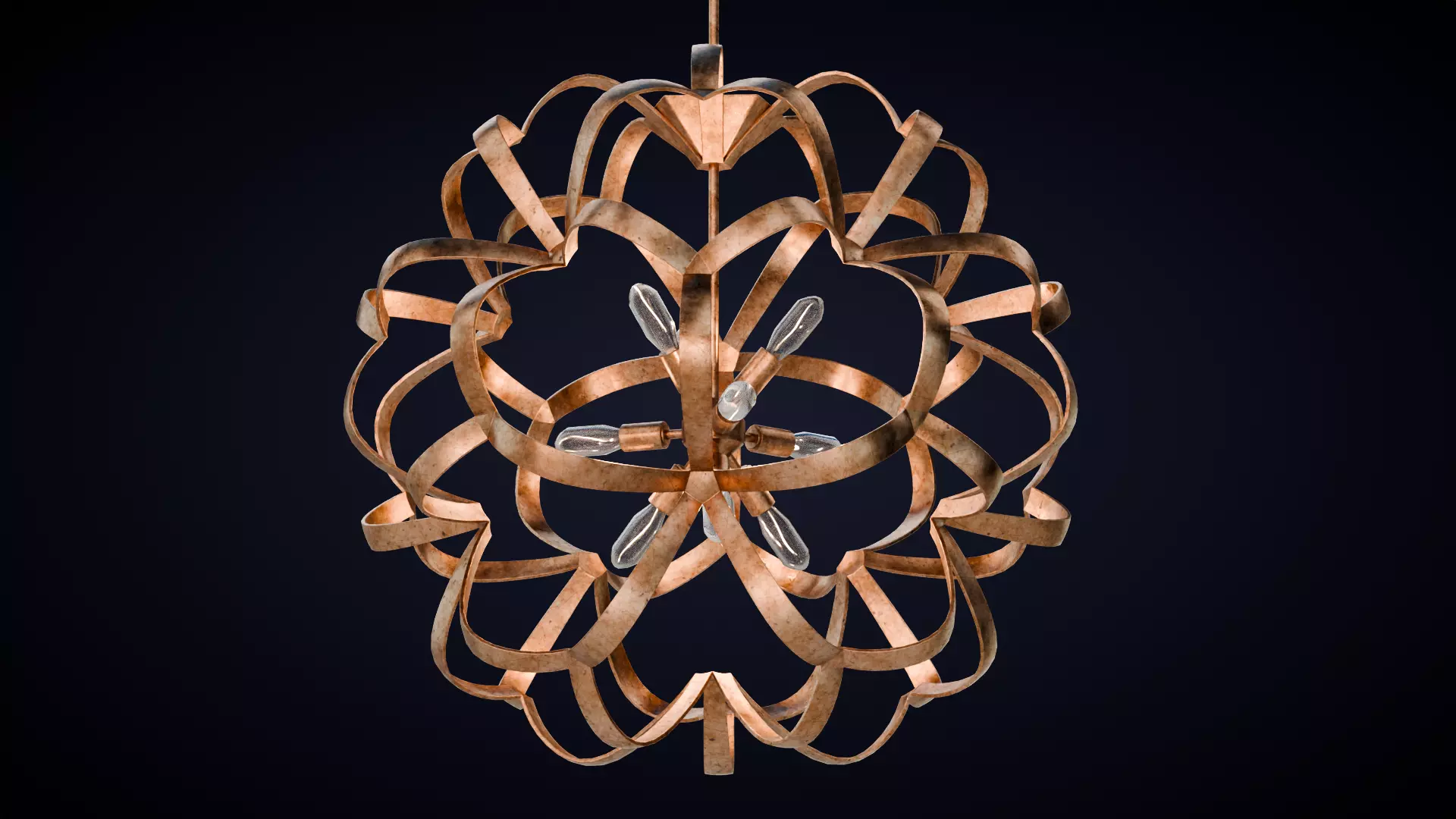 Sappho Orb Chandelier 3D model_3