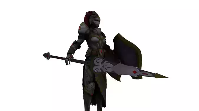 HighQuality Medieval Knight 3D Model  Animation Ready