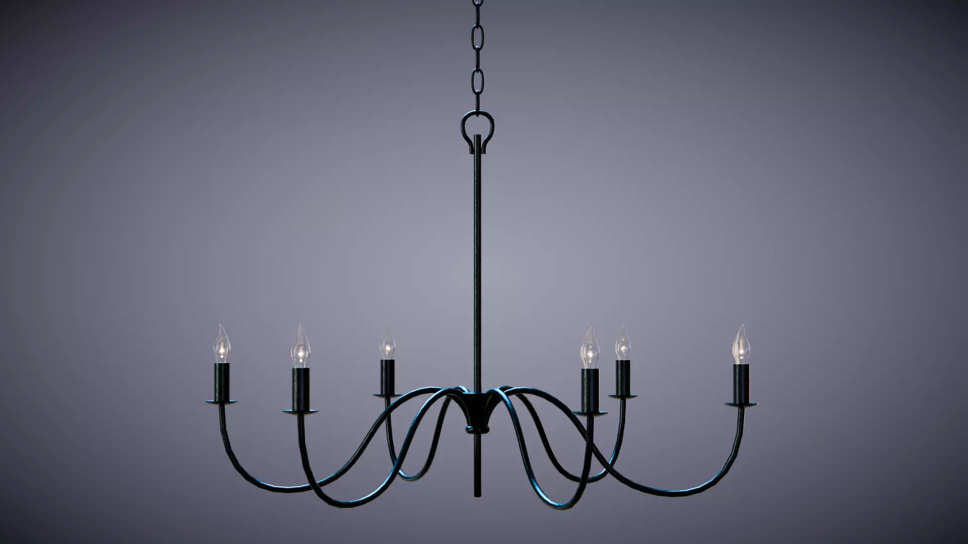 Tirrell Small Chandelier Low-poly 3D model