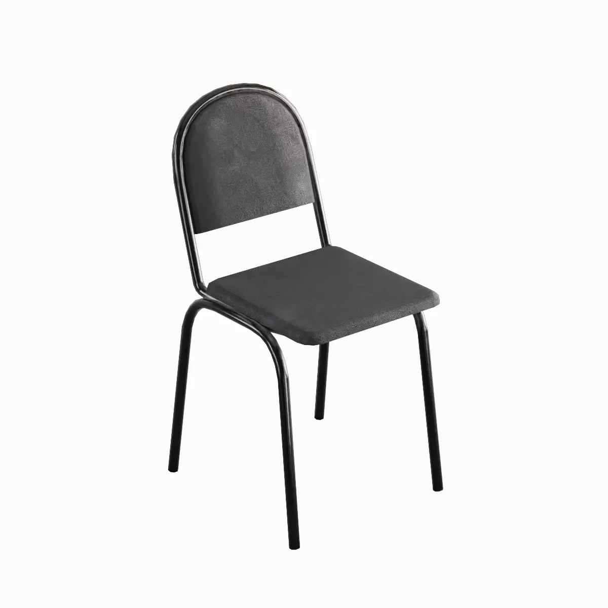 Office Chair Set Low-poly 3D model_12