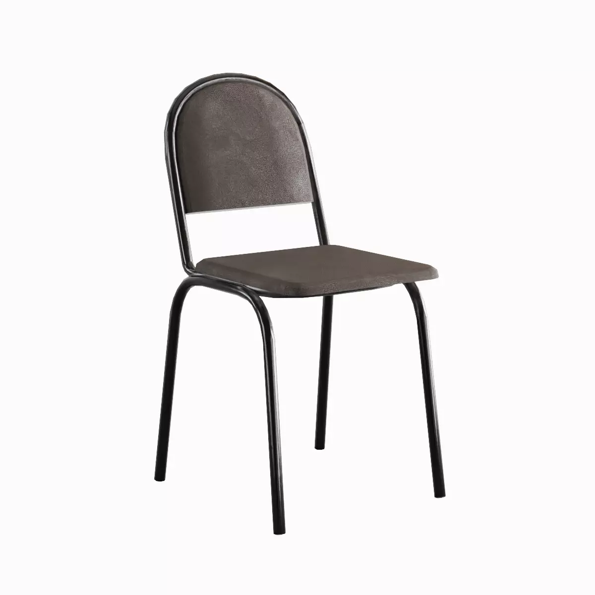 Office Chair Set Low-poly 3D model_2