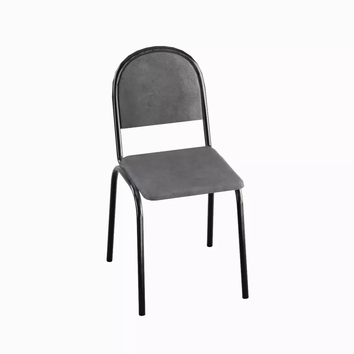 Office Chair Set Low-poly 3D model_17