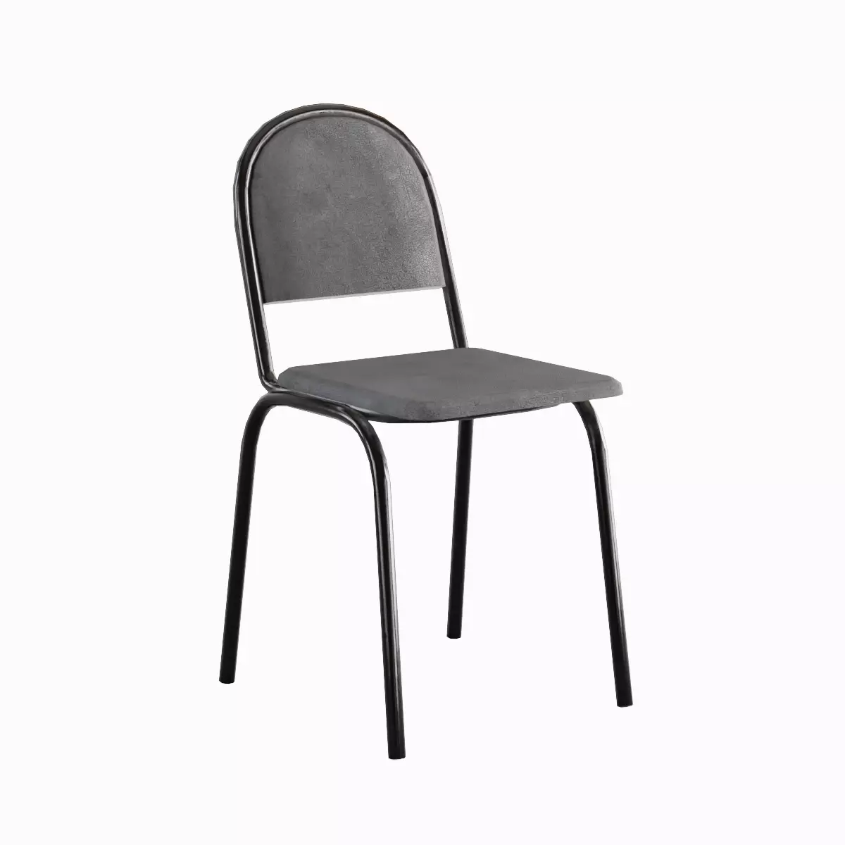 Office Chair Set Low-poly 3D model_15