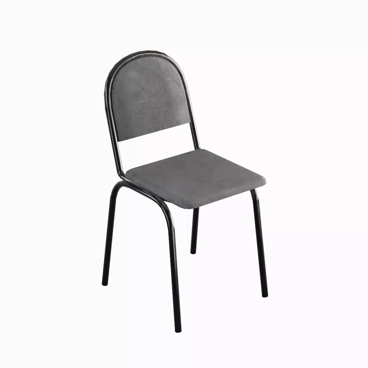 Office Chair Set Low-poly 3D model_18