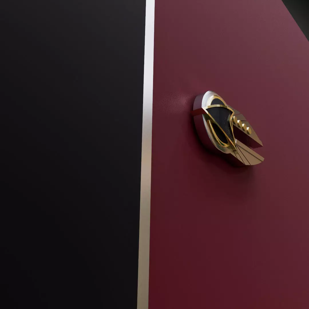 Star Trek Academy officer combadge  3D print model_7