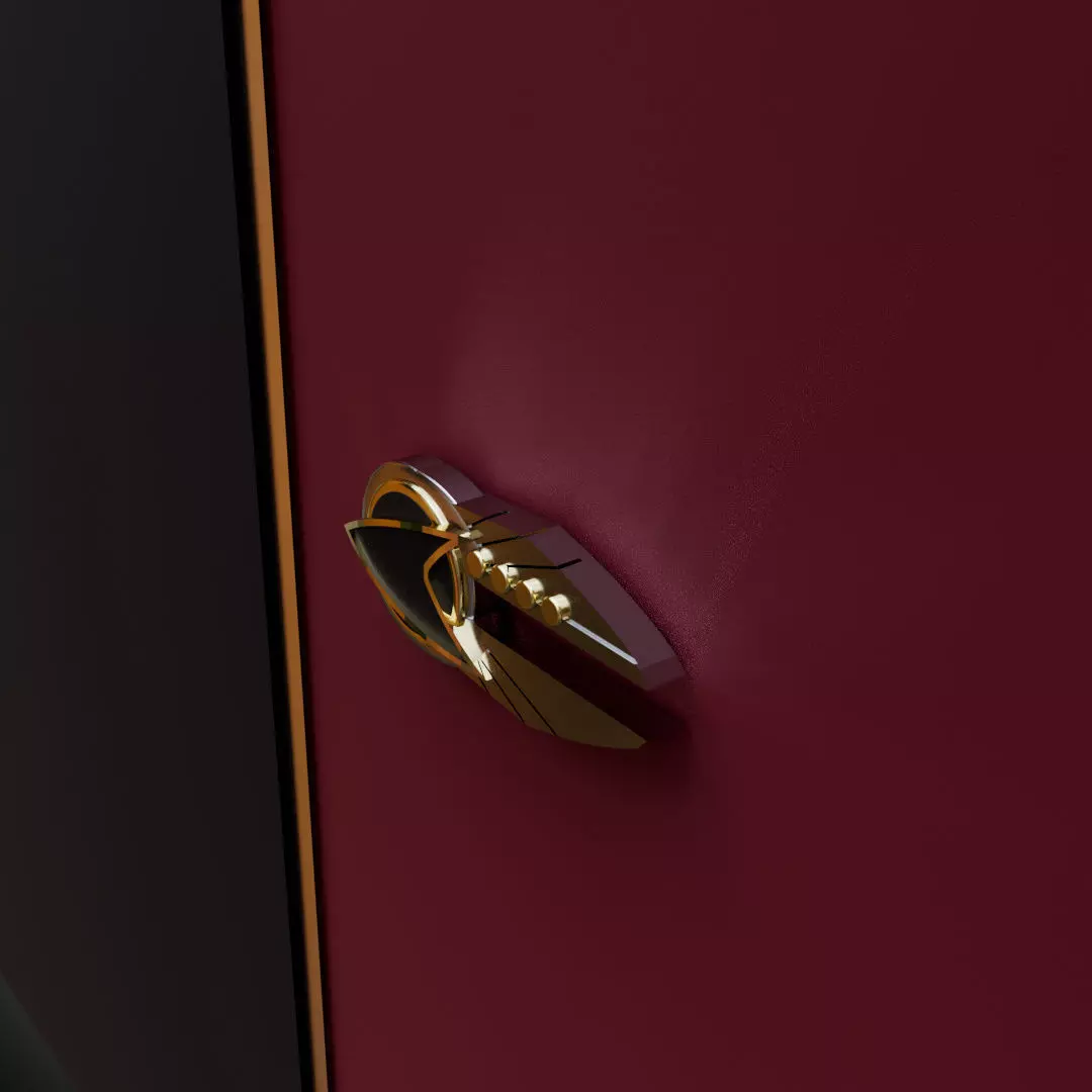 Star Trek Academy officer combadge  3D print model_5