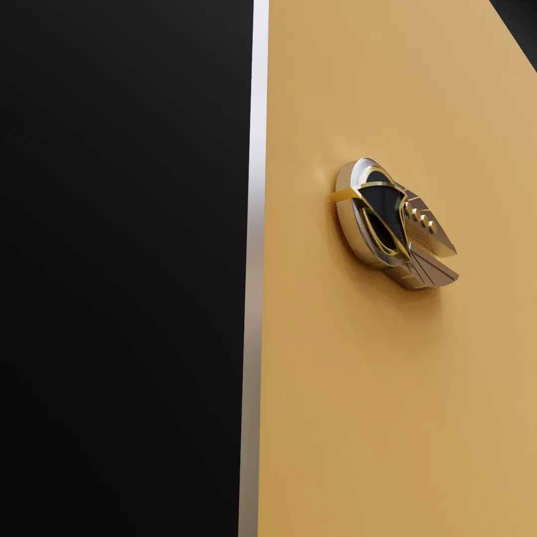 Star Trek Academy officer combadge  3D print model_6