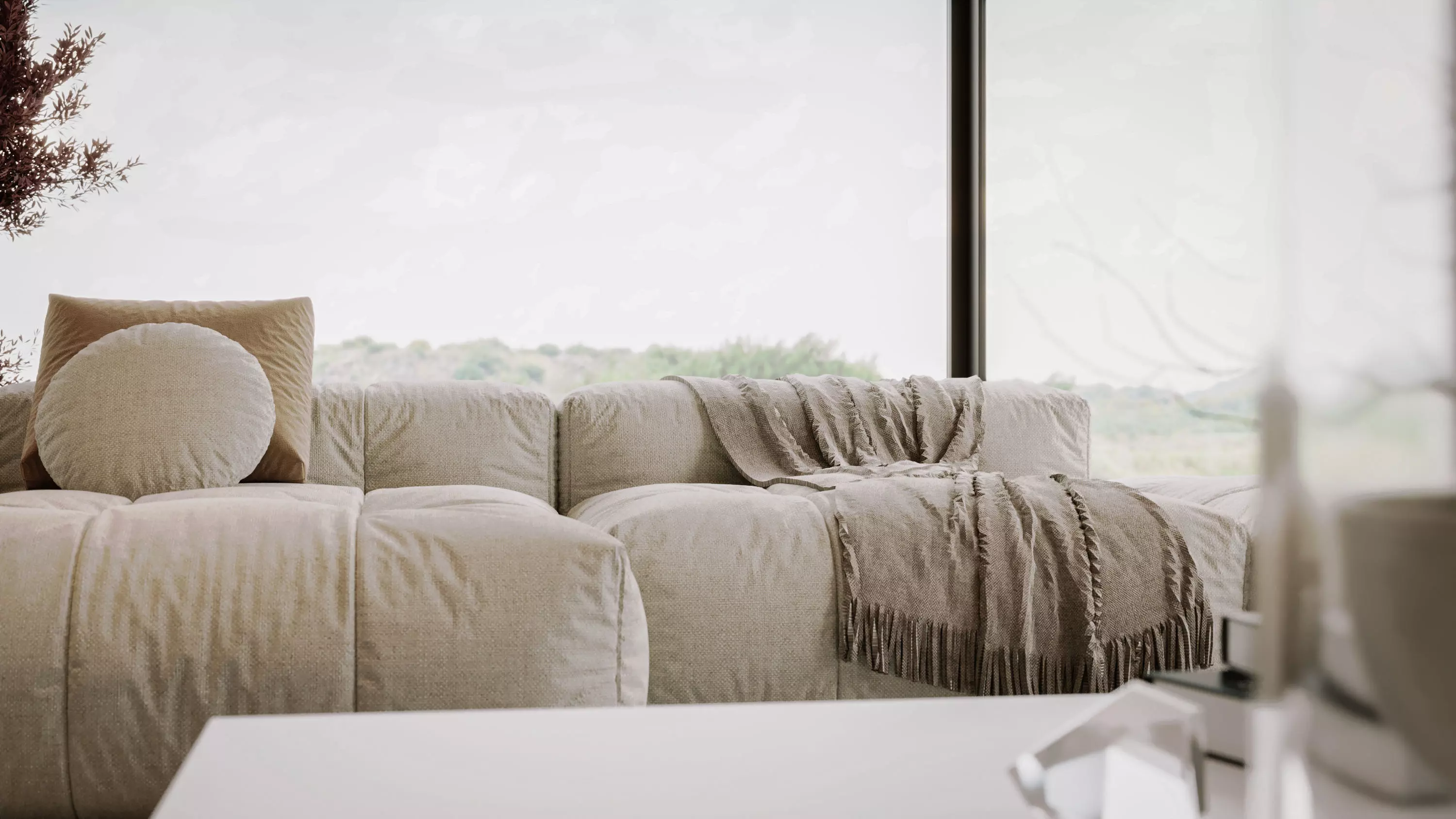 Modern Living Room 3D model_13