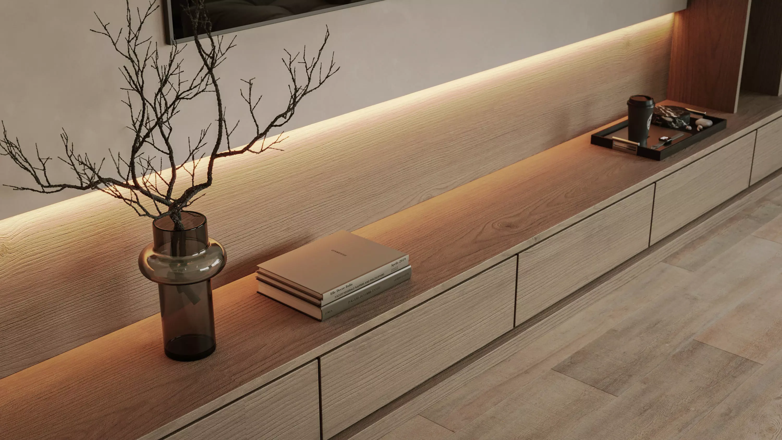 Modern Living Room 3D model_9