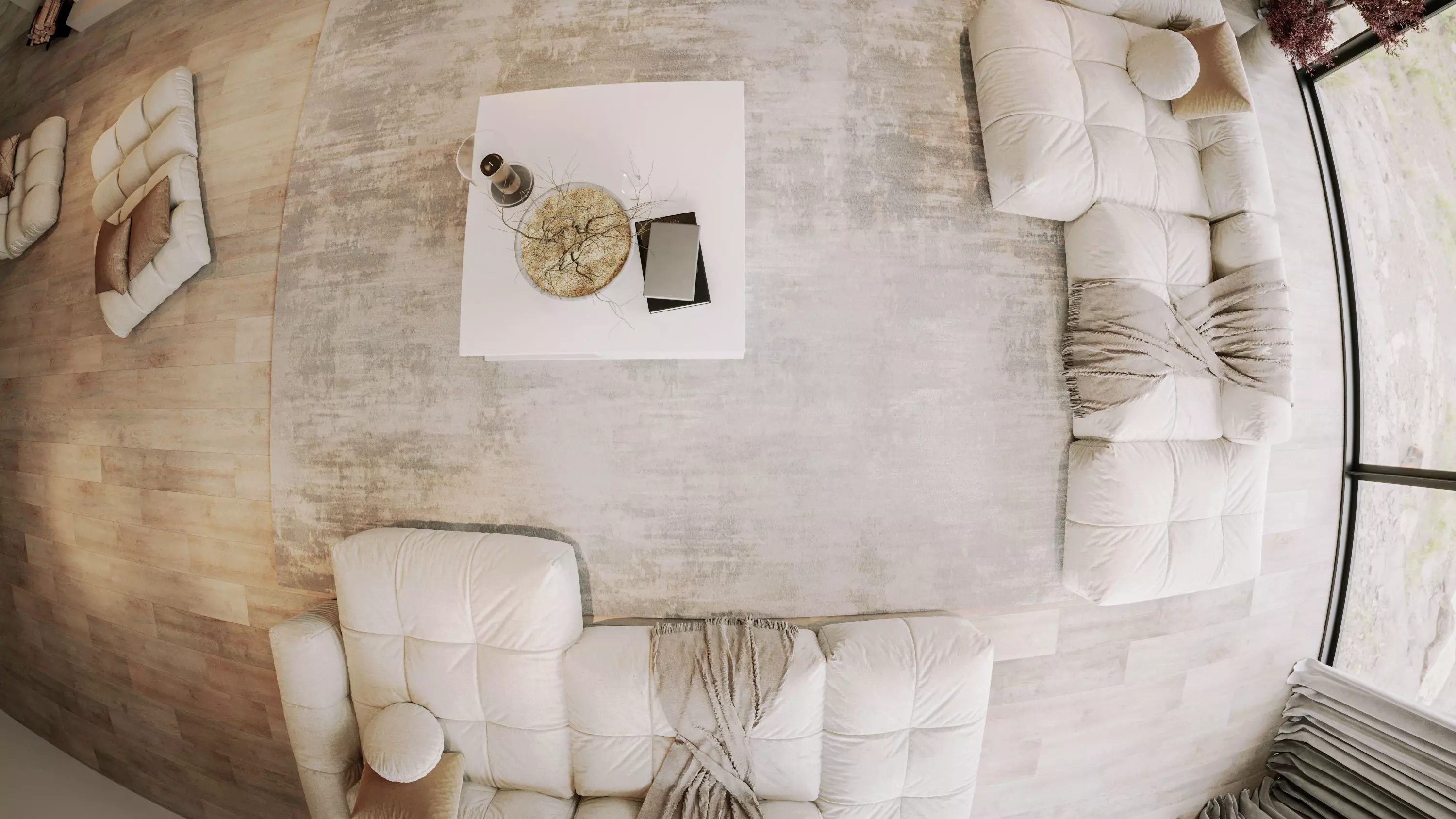 Modern Living Room 3D model_10