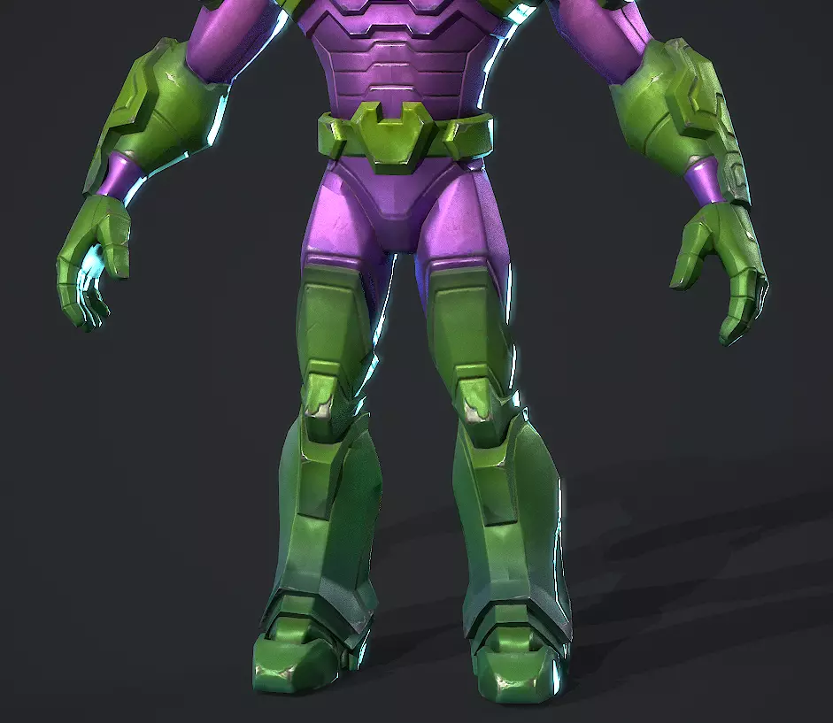  Lex Luthor Low-poly 3D model_16