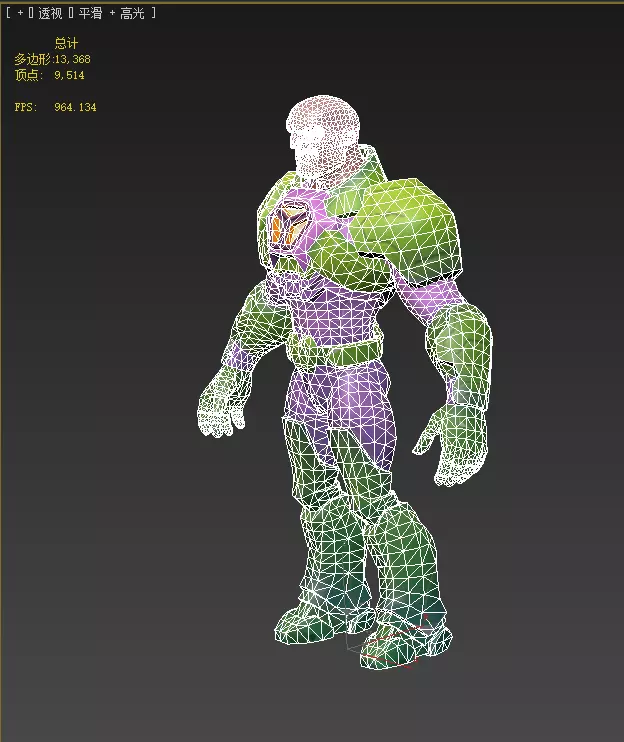  Lex Luthor Low-poly 3D model_14