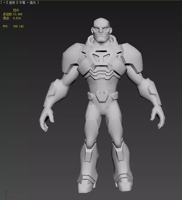  Lex Luthor Low-poly 3D model_18