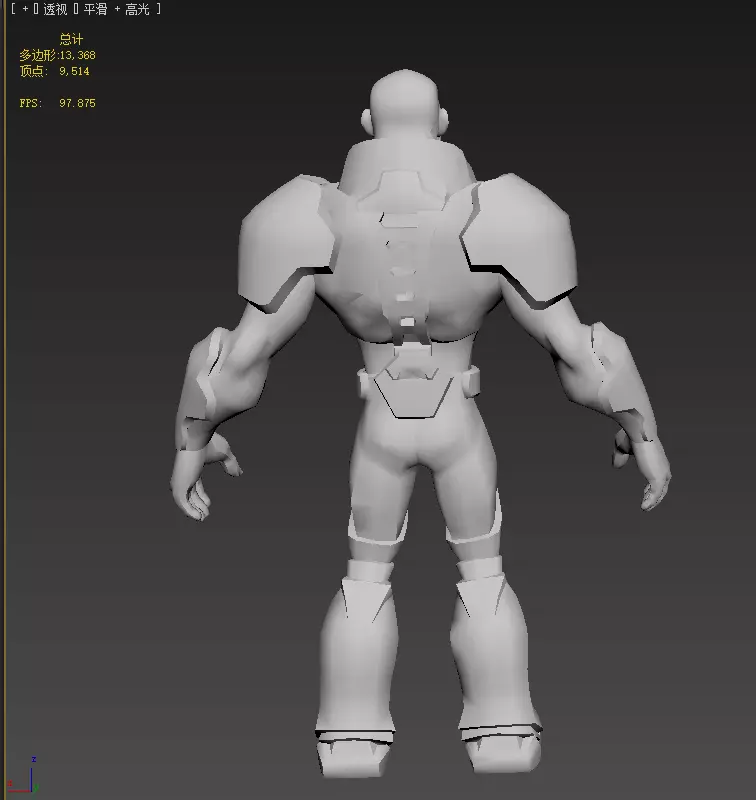  Lex Luthor Low-poly 3D model_24