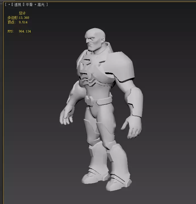  Lex Luthor Low-poly 3D model_17