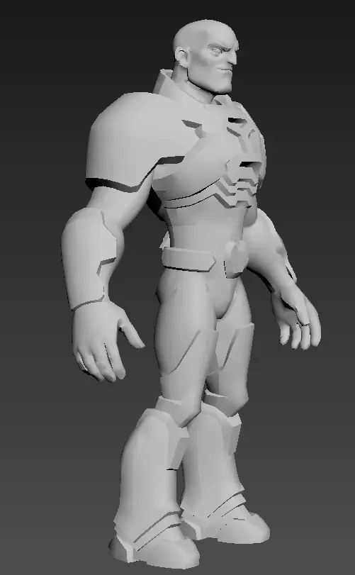  Lex Luthor Low-poly 3D model_19