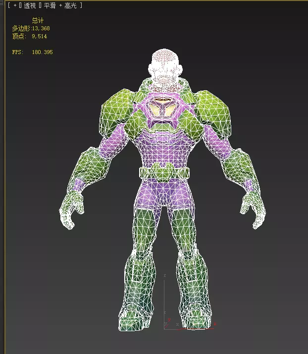  Lex Luthor Low-poly 3D model_11