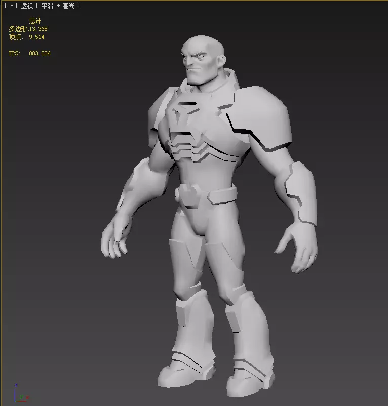  Lex Luthor Low-poly 3D model_20