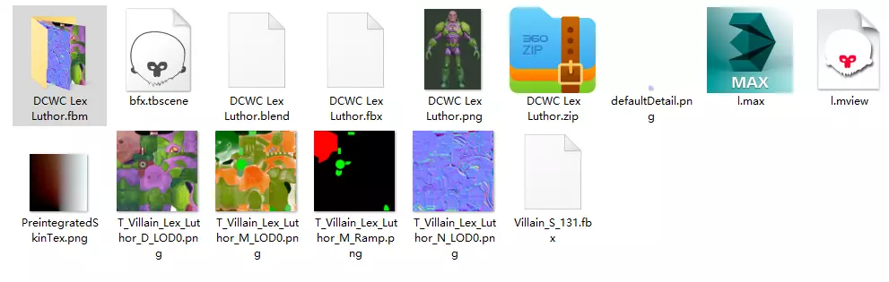  Lex Luthor Low-poly 3D model_25