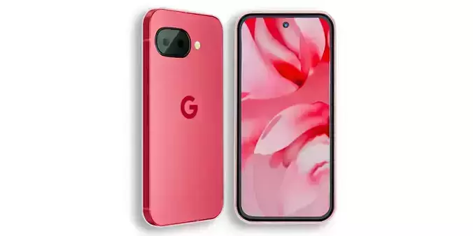 Google Pixel 9a Blender 3D Model with Lighting Setup 3D model
