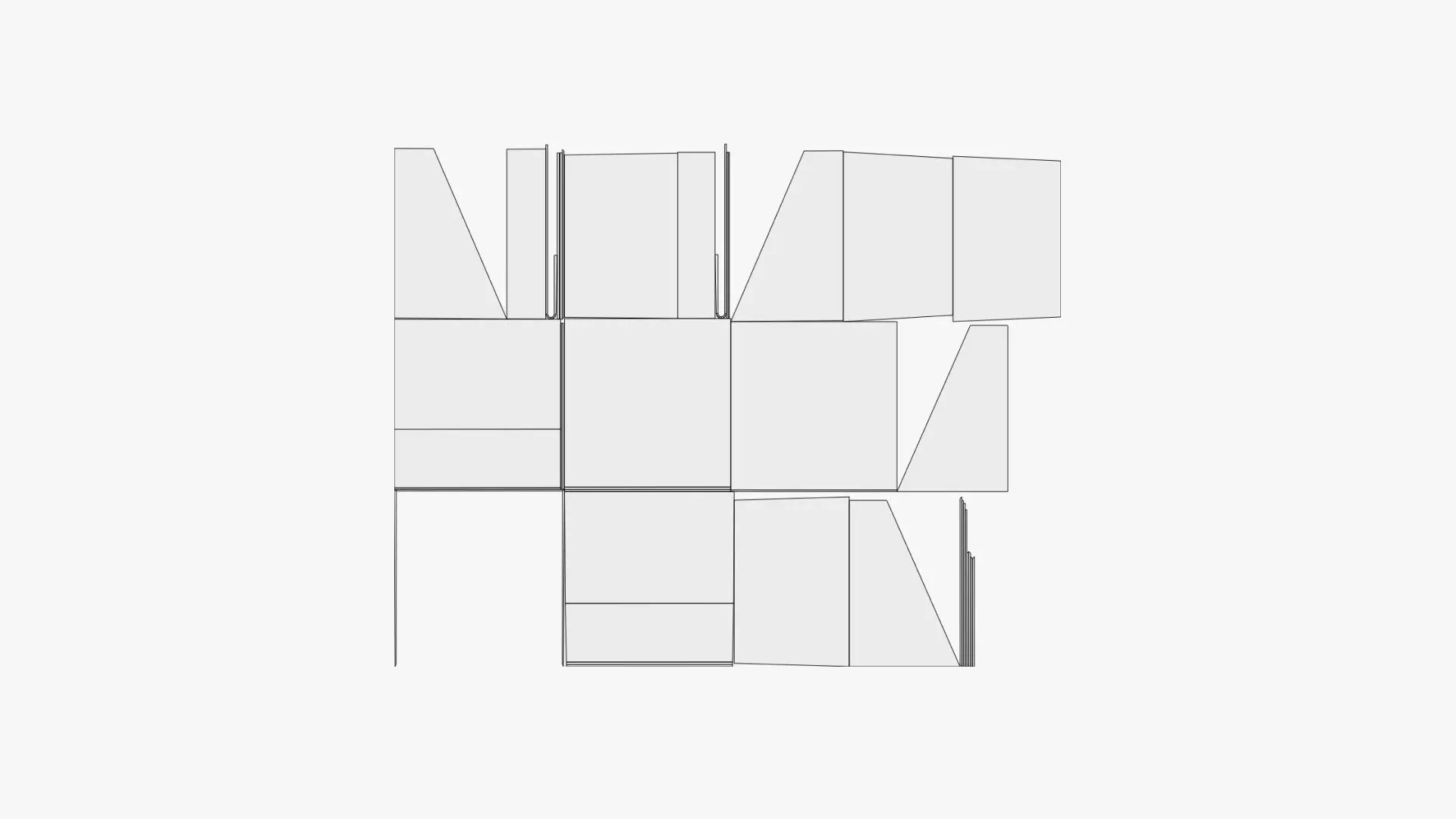 Display Box - Geometry Only No Textures No Materials 3D model_6