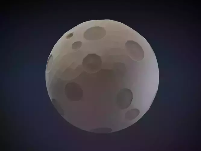 Moon 3d Model