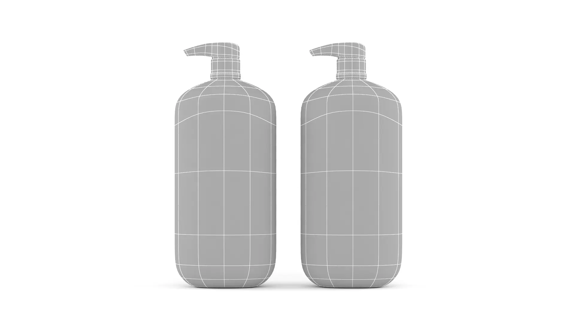 Dove Body Wash 3D model_7