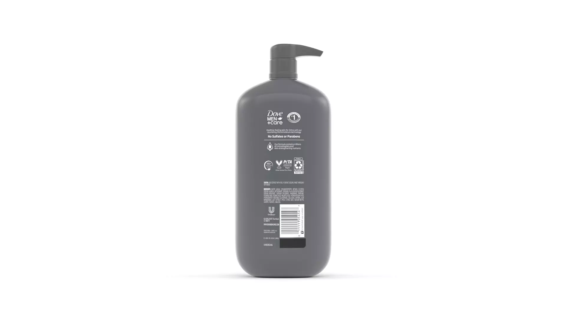 Dove Body Wash 3D model_2