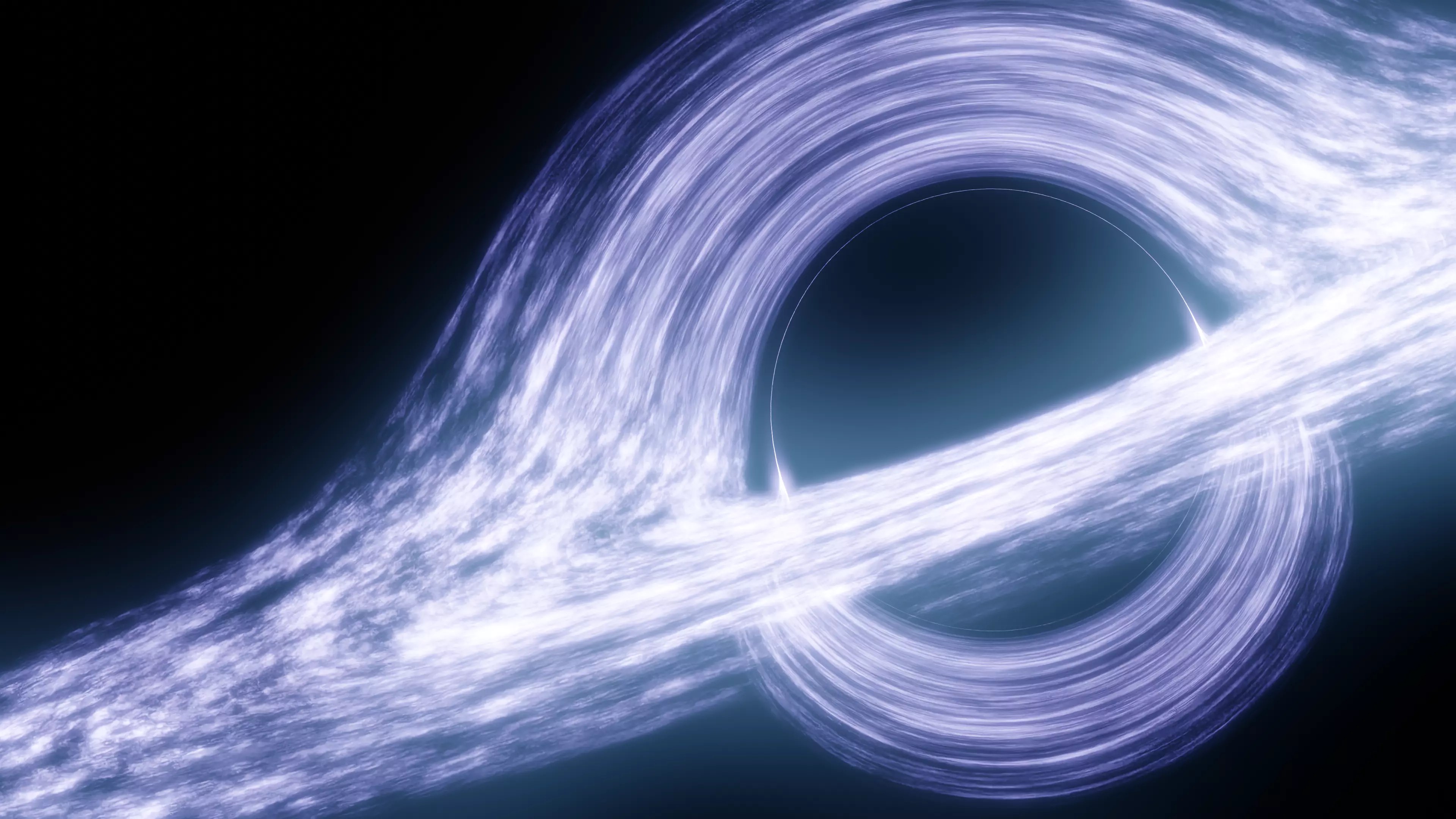 Animated BLACK HOLE 3D model
