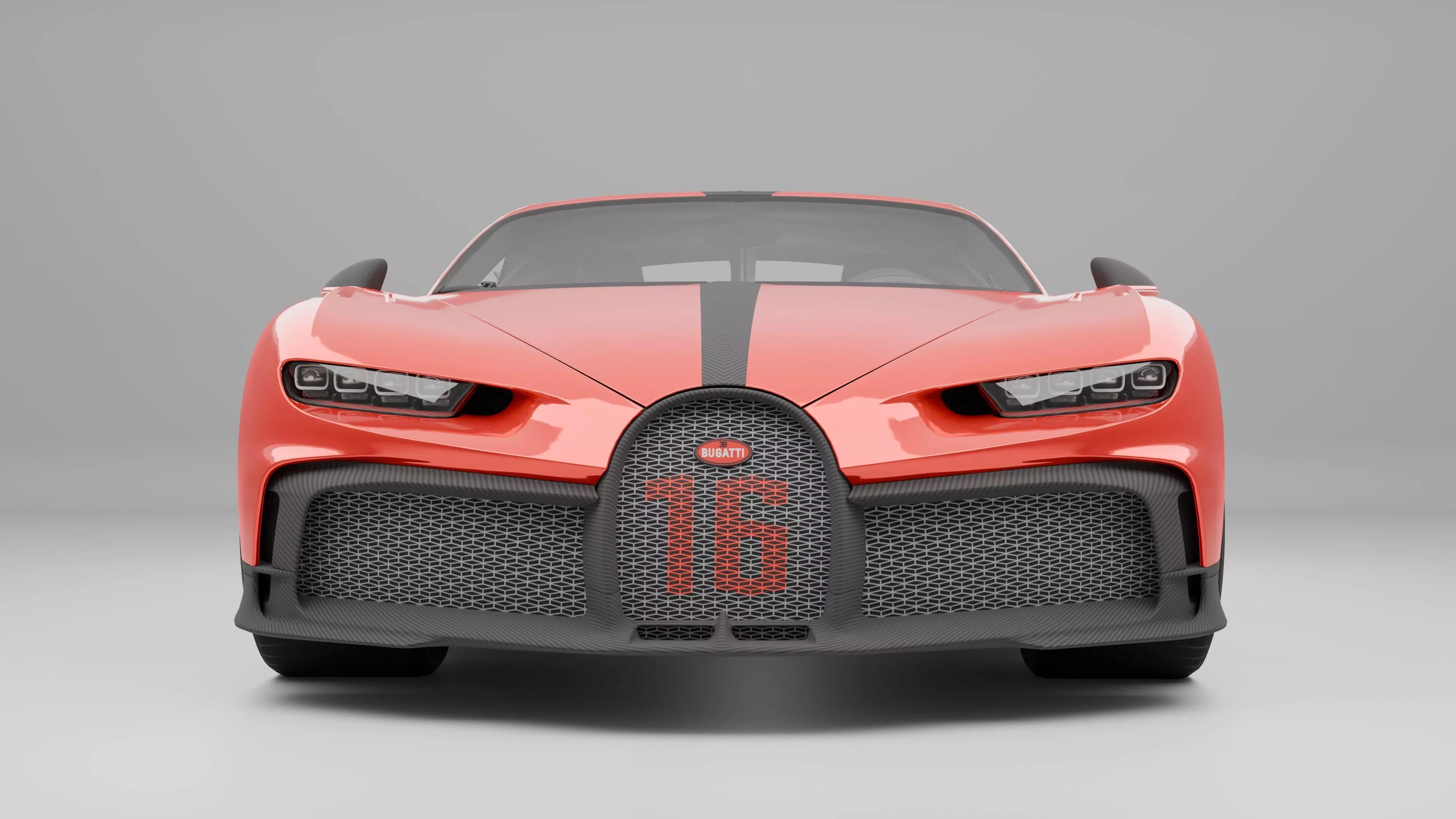 Bugatti Chiron R 3D model_2