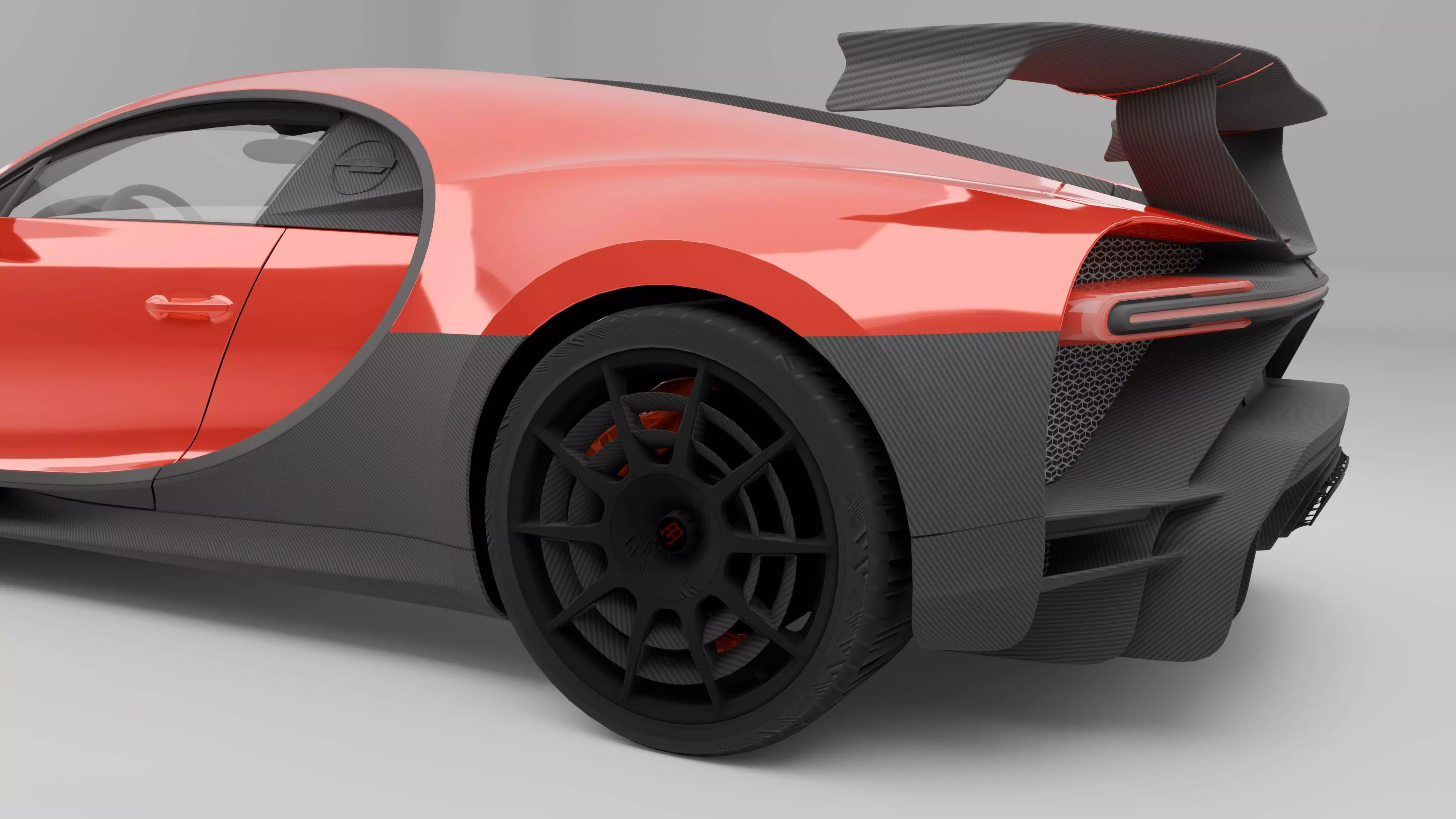 Bugatti Chiron R 3D model_7