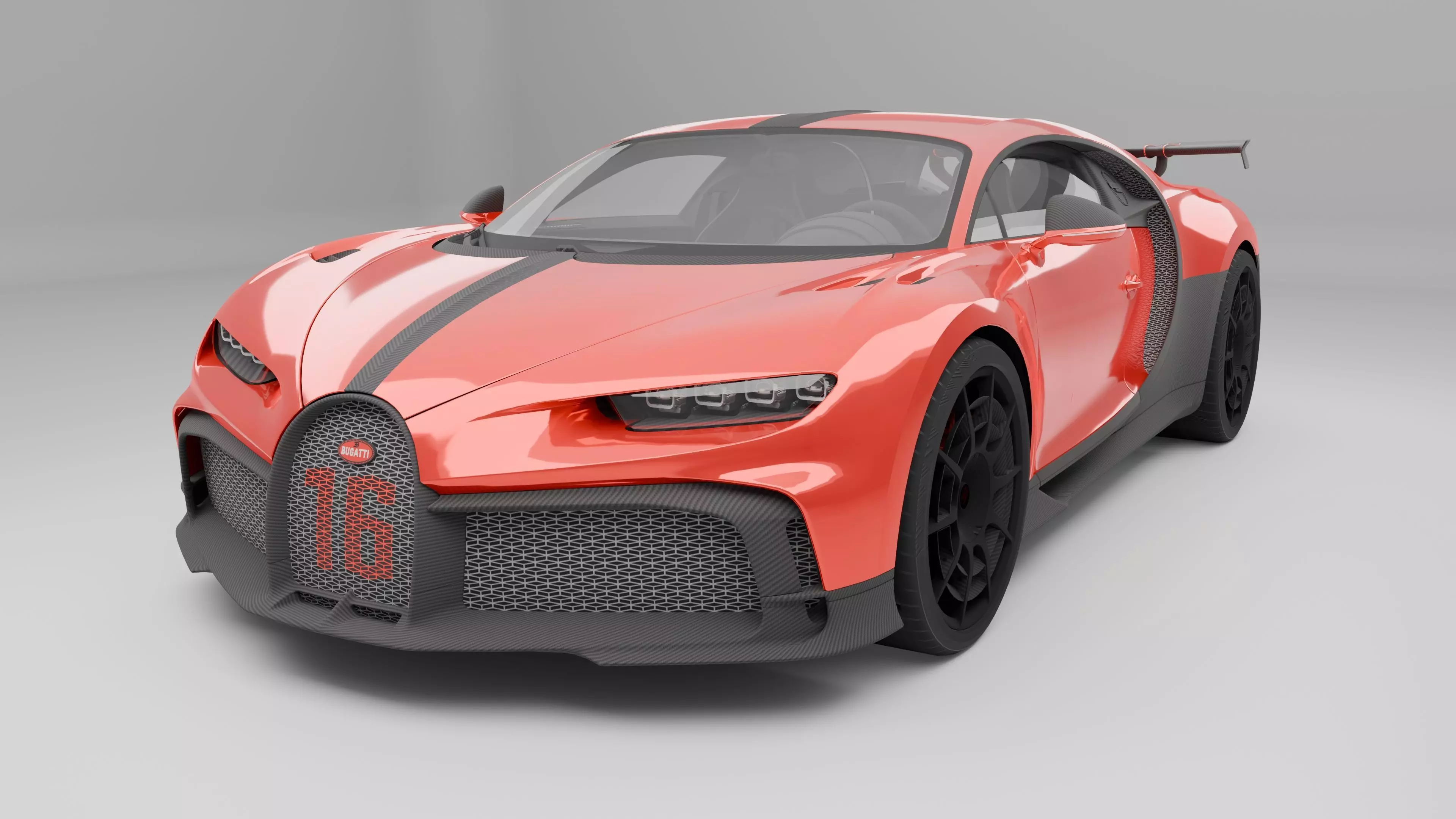 Bugatti Chiron R 3D model_1