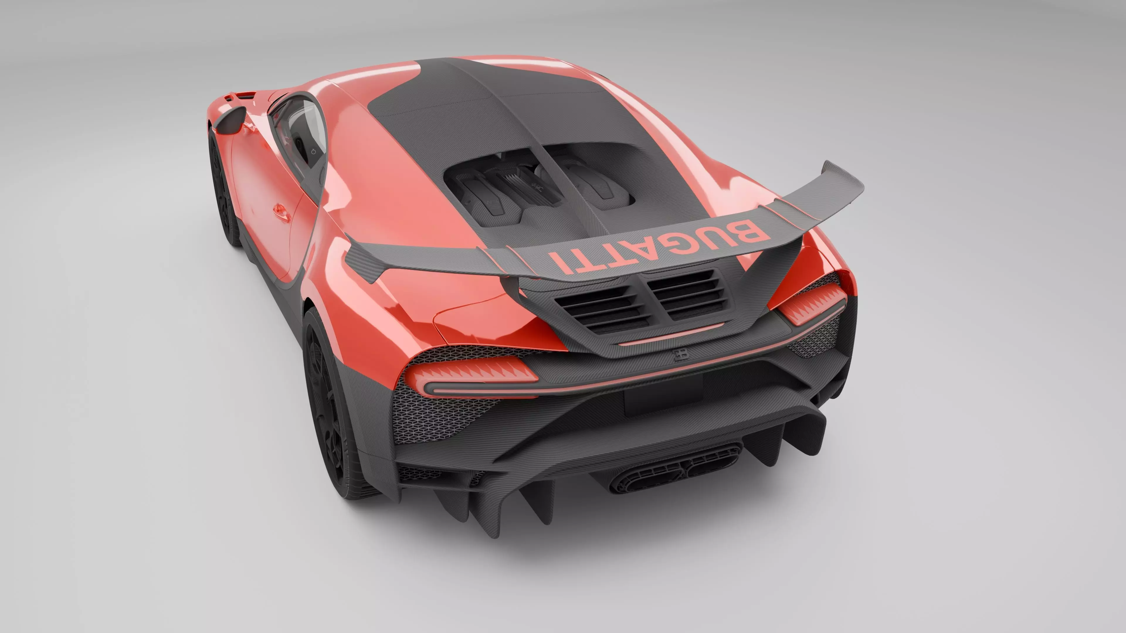 Bugatti Chiron R 3D model_8