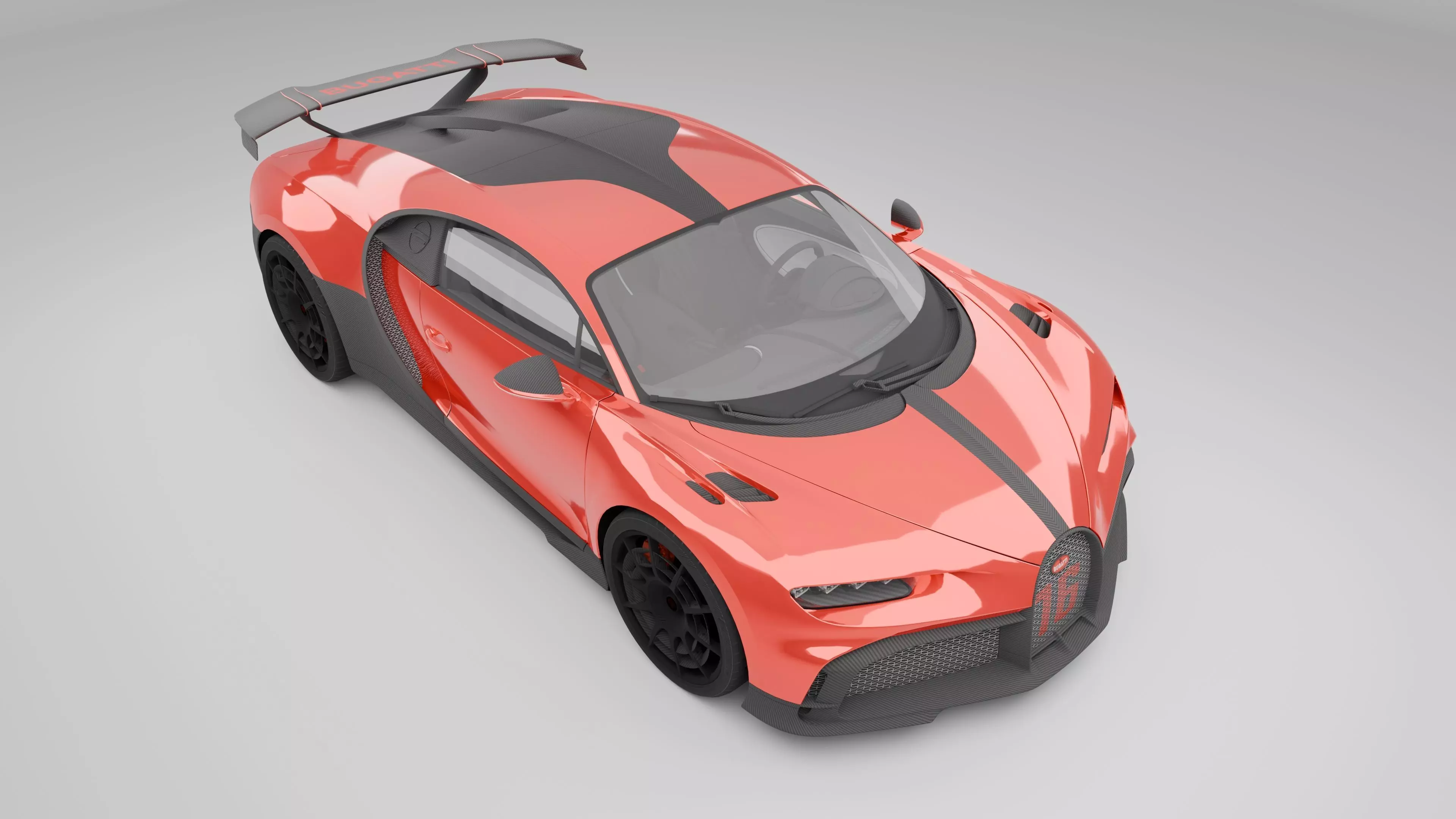 Bugatti Chiron R 3D model_6