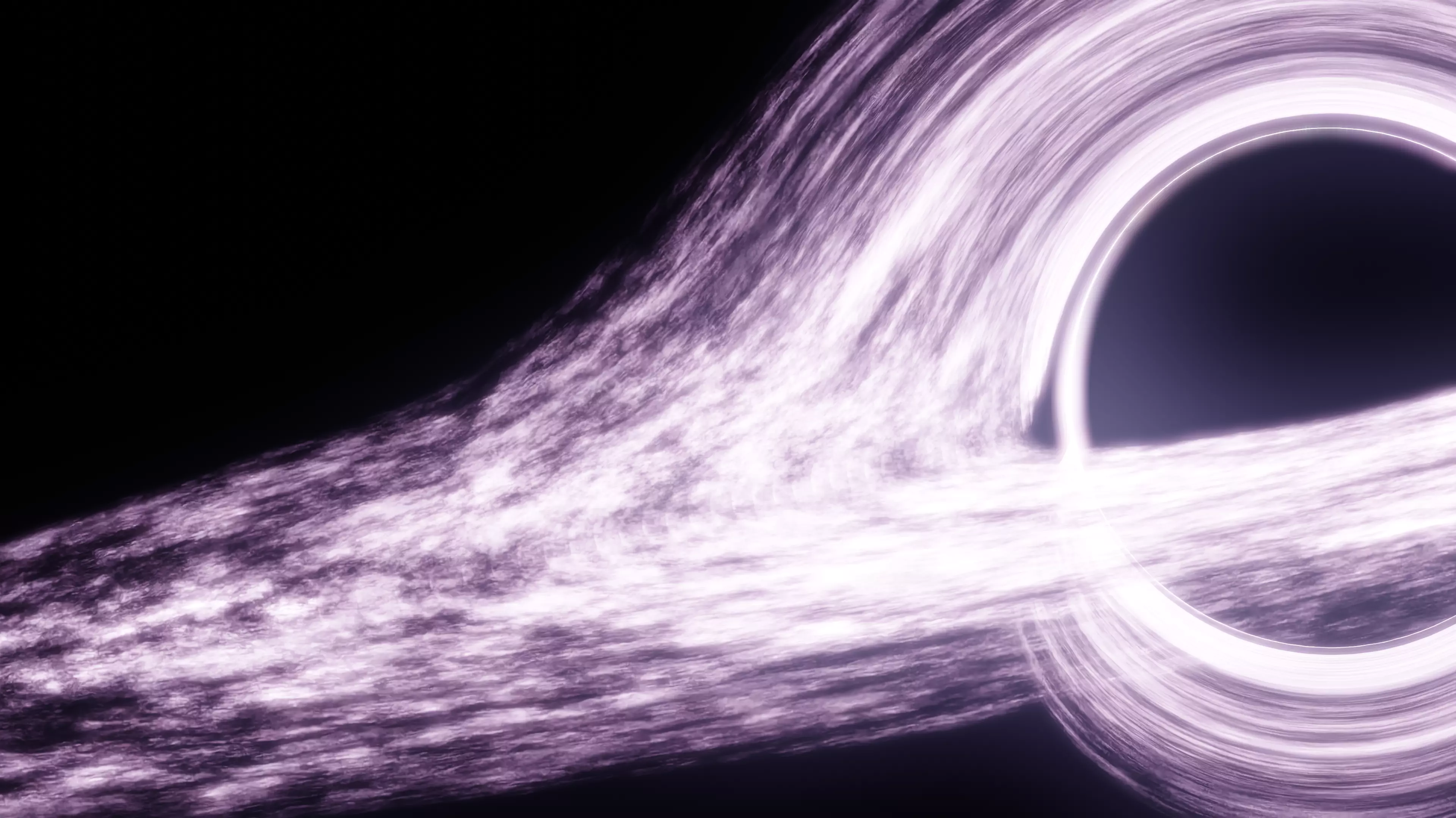 Animated BLACK HOLE 3D model