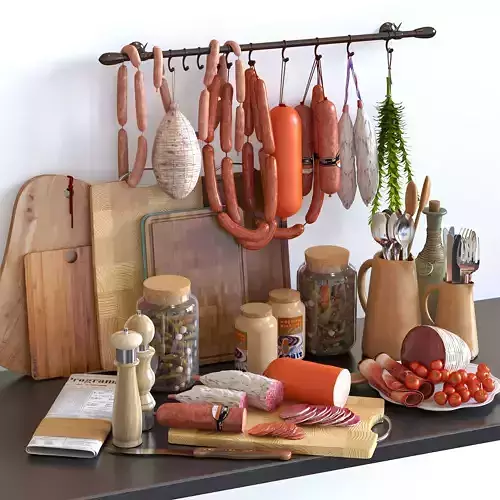 Chez Le Charcutier 3D model