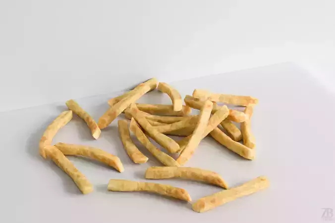Fries 3D model